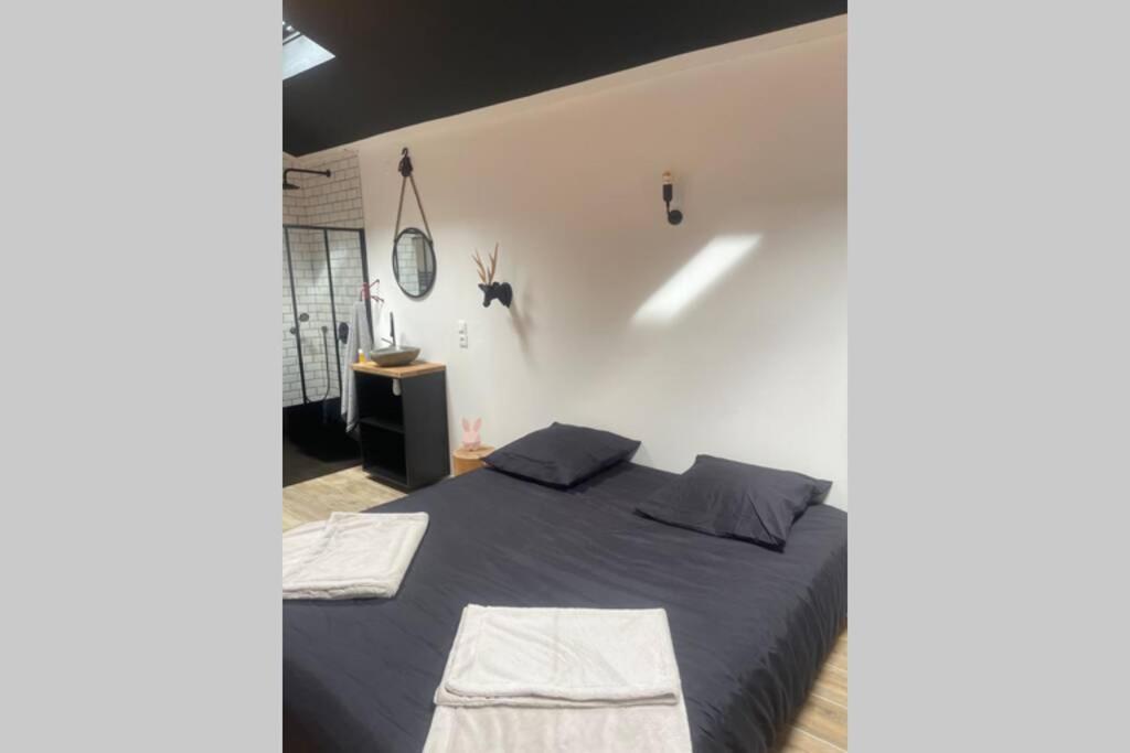 Apt 35 M2 Baignoire Balneo Terrasse Privee Amfreville-la-Mi-Voie Luaran gambar